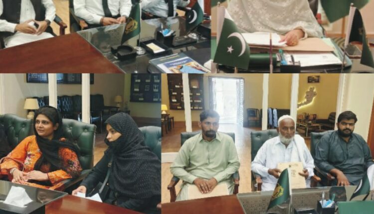 ڈپٹی کمشنر جہلم سیدہ رملہ کی جانب سے کھلی کچہری کا انعقاد